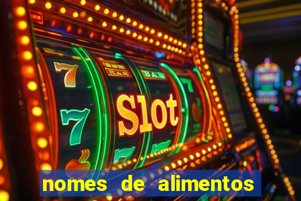 nomes de alimentos em tupi-guarani